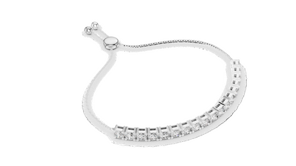 5.94 CT Lab Diamond Tennis Bracelet | Round Brilliant Cut | 18KT, 14KT, 10KT Gold & 925 Silver | Rose, Yellow, White Gold Options | Luxury Fine Jewelry