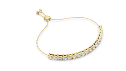 5.94 CT Lab Diamond Tennis Bracelet | Round Brilliant Cut | VVS–VS EF | 10KT, 14KT, 18KT Gold & 925 Silver | Rose, Yellow, White Gold | Luxury Fine Jewelry 💎