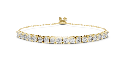 5.94 CT Lab Diamond Tennis Bracelet | Round Brilliant Cut | VVS–VS EF | 10KT, 14KT, 18KT Gold & 925 Silver | Rose, Yellow, White Gold | Luxury Fine Jewelry 💎