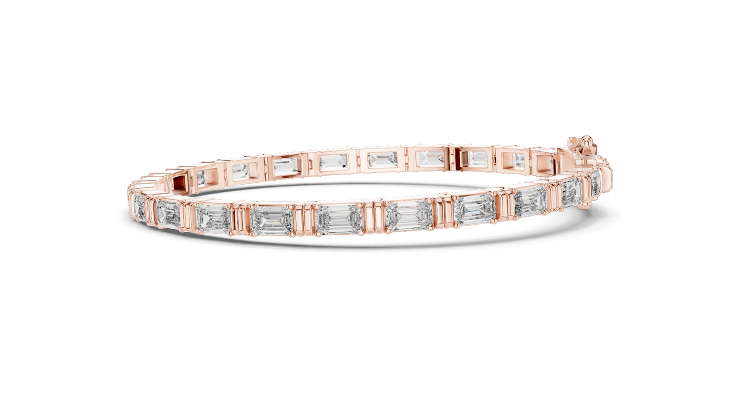 8.96 CT Lab VVS-VS EF CVD Diamond Tennis Bracelet | 18KT, 14KT, 10KT Gold & 925 Silver | Rose, Yellow, White Gold | Luxury Fine Jewelry ✨💎