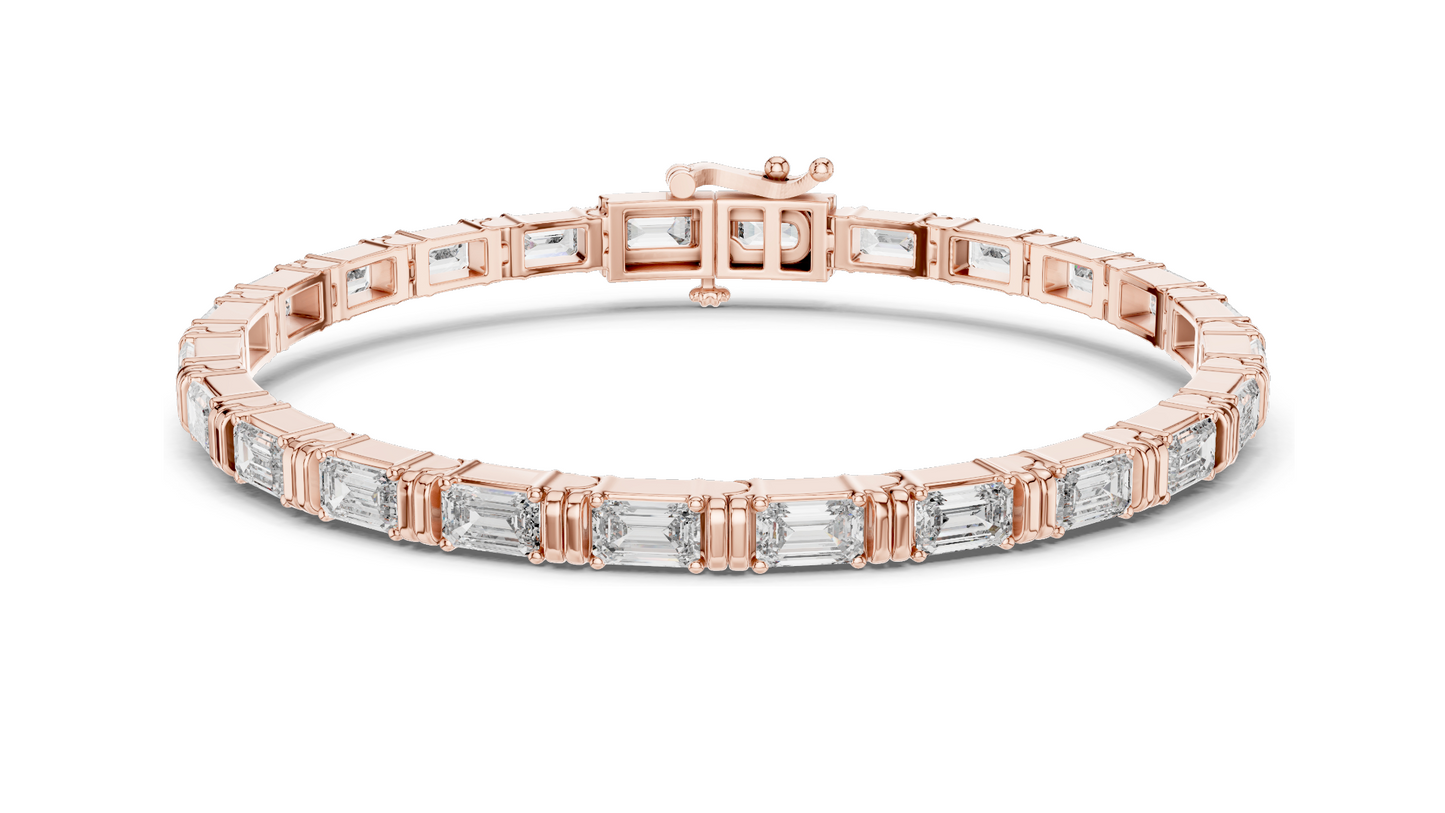 8.96 CT Lab VVS-VS EF CVD Diamond Tennis Bracelet | 18KT, 14KT, 10KT Gold & 925 Silver | Rose, Yellow, White Gold | Luxury Fine Jewelry ✨💎