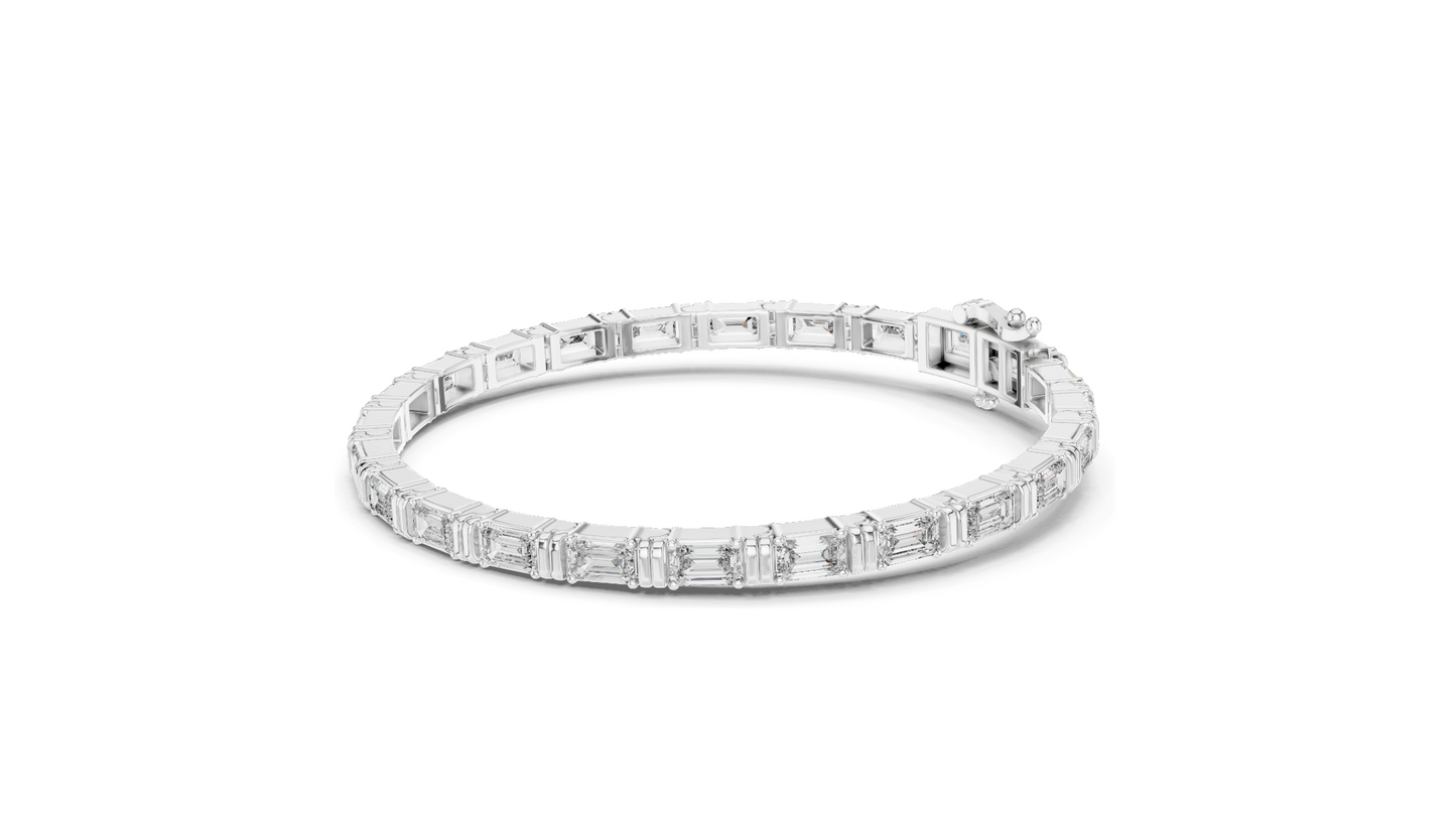 8.96 CT Lab VVS-VS EF CVD Diamond Tennis Bracelet | 18KT, 14KT, 10KT Gold & 925 Silver | Rose, Yellow, White Gold | Luxury Fine Jewelry ✨💎