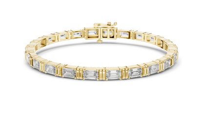 8.96 CT Lab VVS-VS EF CVD Diamond Tennis Bracelet | 18KT, 14KT, 10KT Gold & 925 Silver | Rose, Yellow, White Gold | Luxury Fine Jewelry ✨💎
