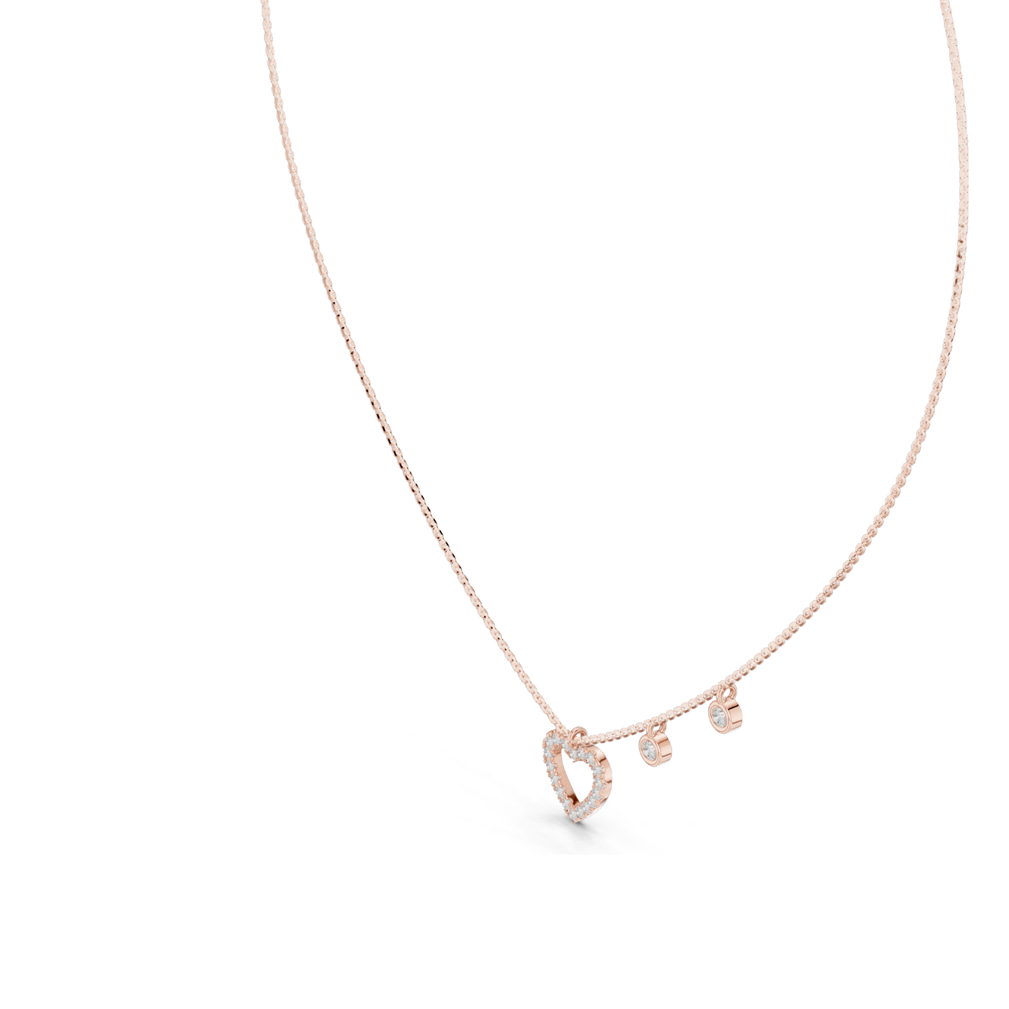 0.484 CT Lab Diamond Heart Pendant Necklace | VVS-VS Clarity, 18KT, 14KT Rose, Yellow, White Gold | Luxury Fine Jewelry0.484 CT Lab Diamond Heart Pendant Necklace | VVS-VS Clarity, 18KT, 14KT Rose, Yellow, White Gold | Luxury Fine Jewelry