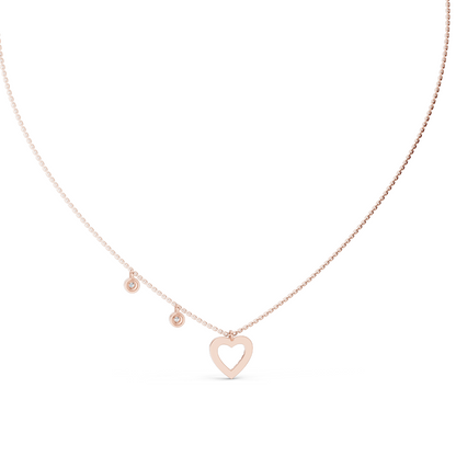 0.484 CT Lab Diamond Heart Pendant Necklace | VVS-VS Clarity, 18KT, 14KT Rose, Yellow, White Gold | Luxury Fine Jewelry0.484 CT Lab Diamond Heart Pendant Necklace | VVS-VS Clarity, 18KT, 14KT Rose, Yellow, White Gold | Luxury Fine Jewelry
