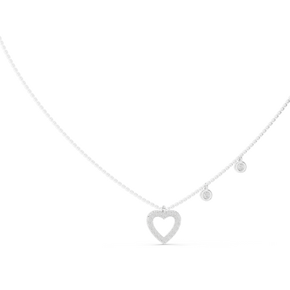 0.484 CT Lab Diamond Heart Pendant Necklace | VVS-VS Clarity, 18KT, 14KT Rose, Yellow, White Gold | Luxury Fine Jewelry0.484 CT Lab Diamond Heart Pendant Necklace | VVS-VS Clarity, 18KT, 14KT Rose, Yellow, White Gold | Luxury Fine Jewelry