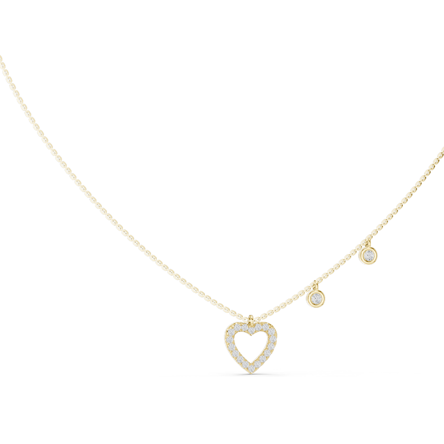 0.484 CT Lab Diamond Heart Pendant Necklace | VVS-VS Clarity, 18KT, 14KT Rose, Yellow, White Gold | Luxury Fine Jewelry0.484 CT Lab Diamond Heart Pendant Necklace | VVS-VS Clarity, 18KT, 14KT Rose, Yellow, White Gold | Luxury Fine Jewelry