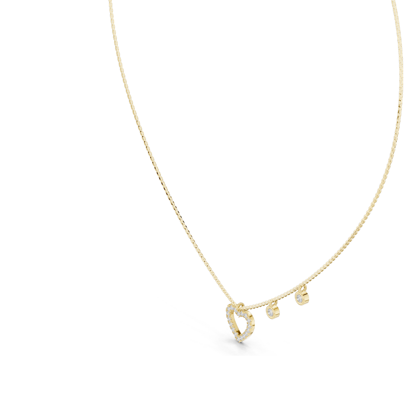 0.484 CT Lab Diamond Heart Pendant Necklace | VVS-VS Clarity, 18KT, 14KT Rose, Yellow, White Gold | Luxury Fine Jewelry0.484 CT Lab Diamond Heart Pendant Necklace | VVS-VS Clarity, 18KT, 14KT Rose, Yellow, White Gold | Luxury Fine Jewelry