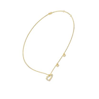 0.484 CT Lab Diamond Heart Pendant Necklace | VVS-VS Clarity, EF Color | 18KT, 14KT Gold & 925 Silver | Rose, Yellow, White Gold Options | Luxury Fine Jewelry