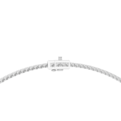 4.53 CT Lab Diamond Necklace | Round Brilliant Cut | 18KT, 14KT, White, Yellow, Rose Gold | Luxury Fine Jewelry