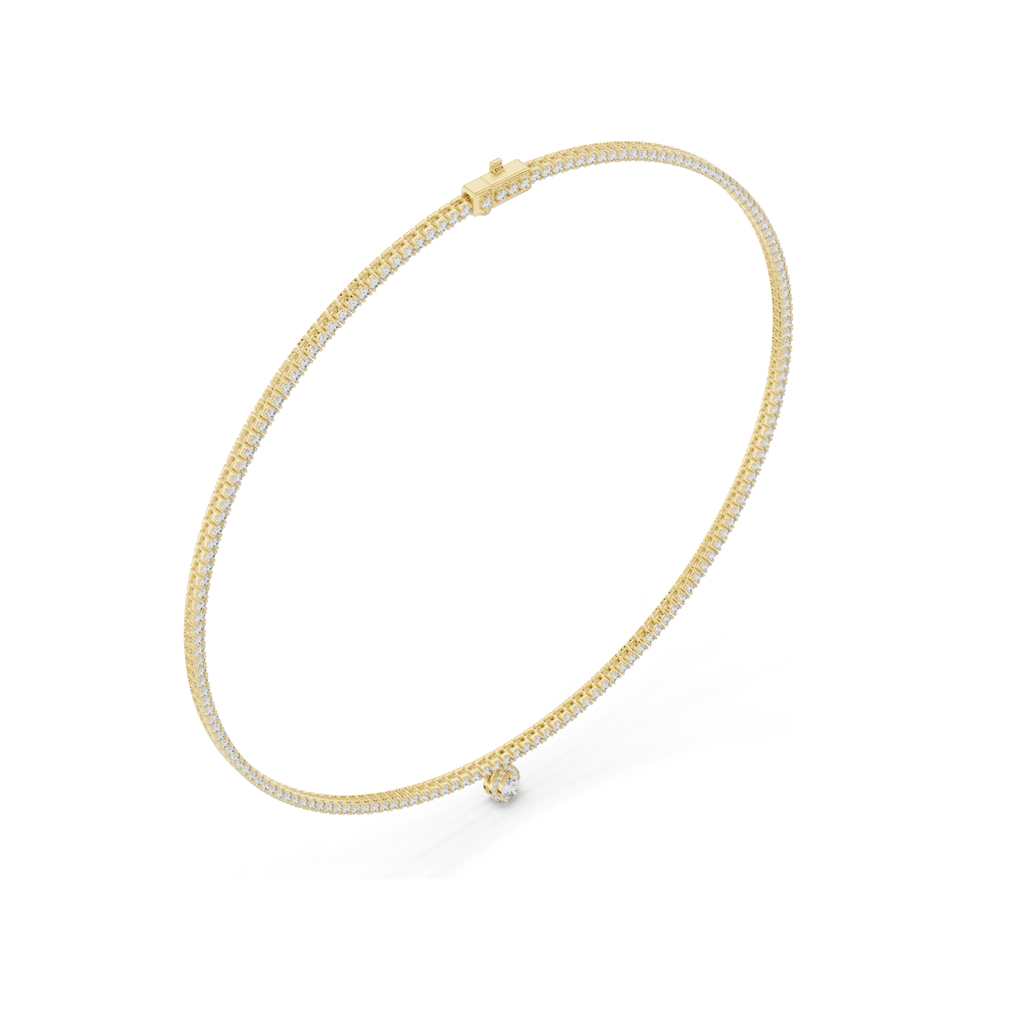 4.53 CT Lab-Grown Diamond Necklace | VVS-VS EF CVD Diamonds | 18KT, 14KT Gold Chain Pendant | Rose, Yellow, White Gold Options | Luxury Fine Jewelry