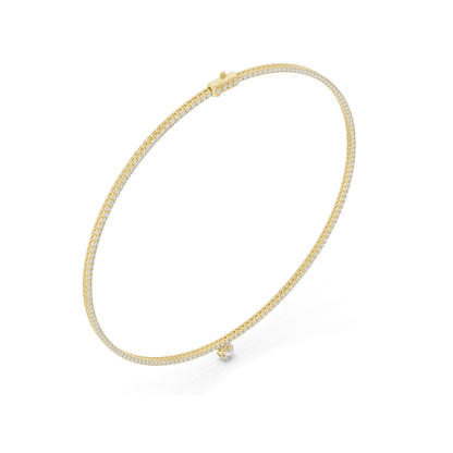 4.53 CT Lab-Grown Diamond Necklace | VVS-VS EF CVD Diamonds | 18KT, 14KT Gold Chain Pendant | Rose, Yellow, White Gold Options | Luxury Fine Jewelry