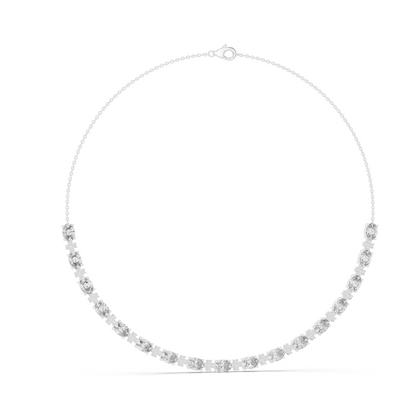 192.7 CT Lab Diamond Necklace | VVS-VS EF CVD Diamonds | 18KT, 14KT Gold Options | Rose, Yellow, White Gold | Luxury Fine Jewelry