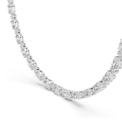 1.28 CT Lab Diamond Necklace | VVS-VS Clarity, EF Color | 18KT, 14KT, Rose, Yellow, White Gold Options | Luxury Fine Jewelry