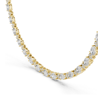 1.28 CT Lab Diamond Necklace | VVS-VS Clarity, EF Color | 18KT, 14KT, Rose, Yellow, White Gold Options | Luxury Fine Jewelry