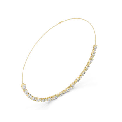 1.28 CT Lab Diamond Necklace | VVS-VS Clarity, EF Color | 18KT, 14KT, Rose, Yellow, White Gold Options | Luxury Fine Jewelry
