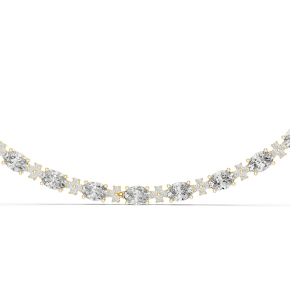 1.28 CT Lab Diamond Necklace | VVS-VS Clarity, EF Color | 18KT, 14KT, Rose, Yellow, White Gold Options | Luxury Fine Jewelry