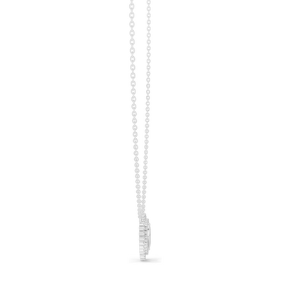 0.38 CT Lab Diamond Heart Pendant Necklace | 18KT, 14KT, Rose, Yellow, White Gold | Luxury Fine Jewelry for Her