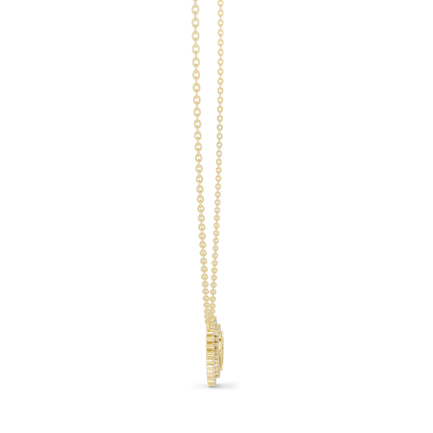 0.38 CT Lab Diamond Heart Pendant Necklace | 18KT, 14KT, Rose, Yellow, White Gold | Luxury Fine Jewelry for Her