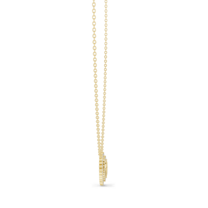 0.38 CT Lab Diamond Heart Pendant Necklace | 18KT, 14KT, Rose, Yellow, White Gold | Luxury Fine Jewelry for Her