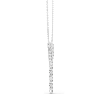 14.028 CT Lab-Grown Diamond Necklace | VVS-VS Clarity, EF Color | 18KT, 14KT Gold & 925 Silver | Rose, Yellow, White Gold | Luxury Fine Jewelry