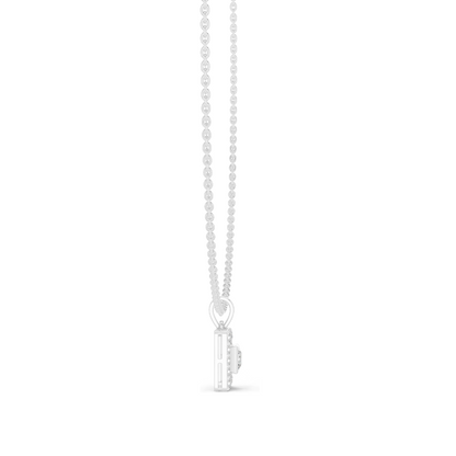 1.64 CT Lab Diamond Necklace | Square Cut CVD Diamonds | 18KT, 14KT, Rose, Yellow, White Gold | Luxury Fine Jewelry