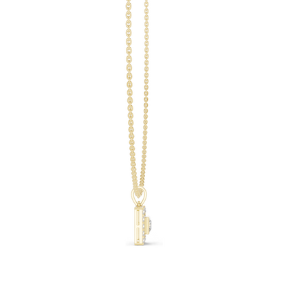 1.64 CT Lab Diamond Necklace | Square Cut CVD Diamonds | 18KT, 14KT, Rose, Yellow, White Gold | Luxury Fine Jewelry
