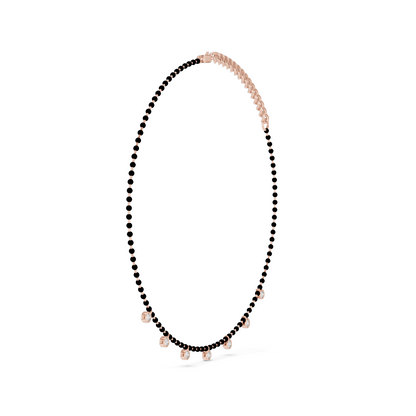 18KT,14KT Gold Diamond Necklace | 0.77CT VVS-VS CVD Diamonds | Rose, Yellow, White Gold | Luxury Fine Jewelry