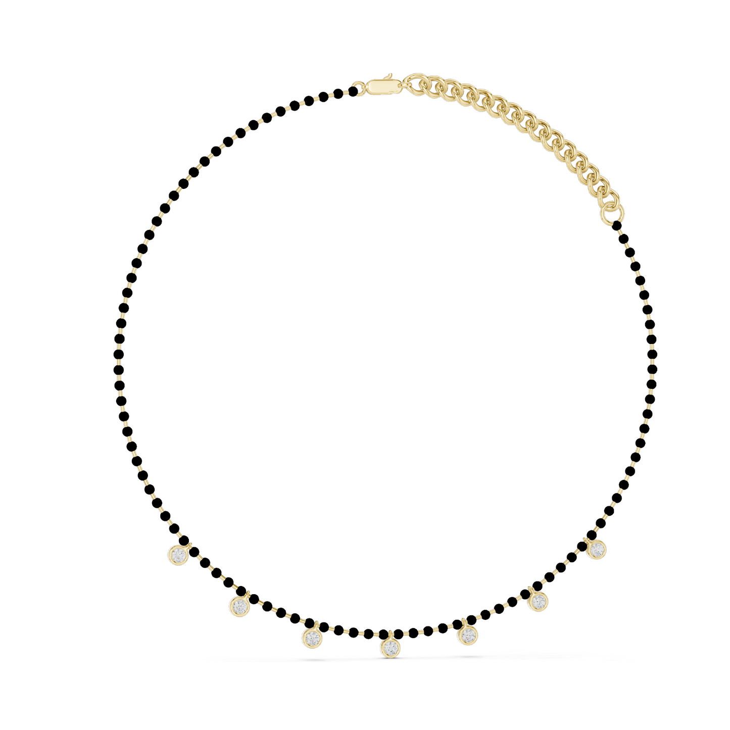 18KT,14KT Gold Diamond Necklace | 0.77CT VVS-VS CVD Diamonds | Rose, Yellow, White Gold | Luxury Fine Jewelry