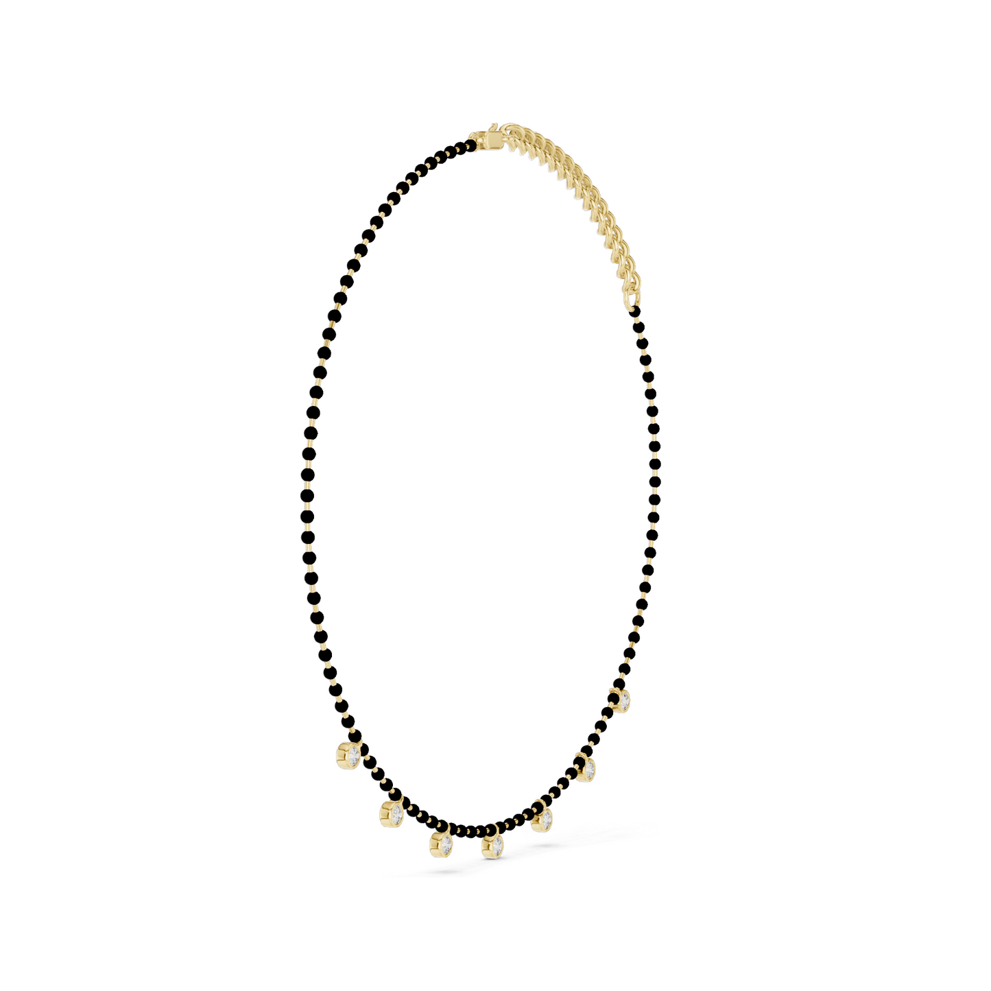 18KT,14KT Gold Diamond Necklace | 0.77CT VVS-VS CVD Diamonds | Rose, Yellow, White Gold | Luxury Fine Jewelry
