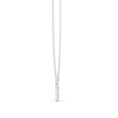 1.7001 CT Lab-Created VVS-VS EF CVD Diamond Necklace | Elegant Circular Pendant | 18KT, 14KT, Rose, Yellow, White Gold | Luxury Fine Jewelry