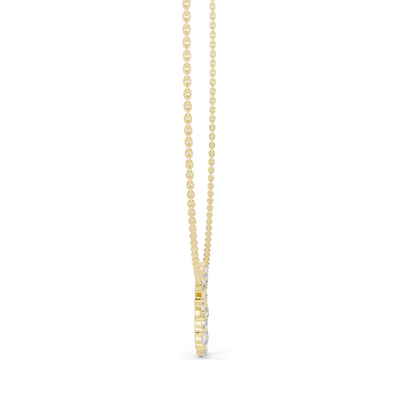 1.7001 CT Lab-Created VVS-VS EF CVD Diamond Necklace | Elegant Circular Pendant | 18KT, 14KT, Rose, Yellow, White Gold | Luxury Fine Jewelry