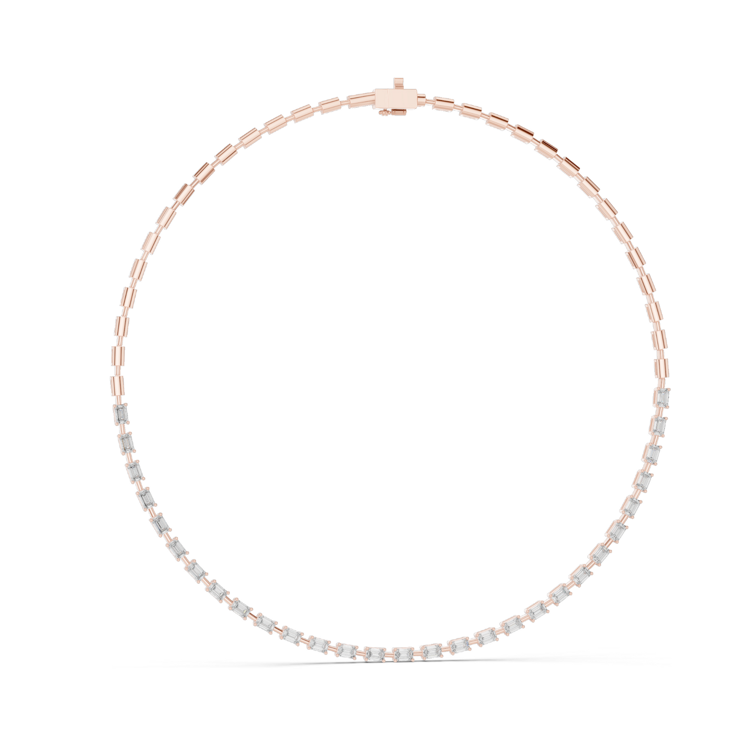 3.3495 CT Lab-Grown VVS-VS-EF CVD Diamond Necklace | 18KT, 14KT Rose, Yellow, White Gold | Luxury Fine Jewelry
