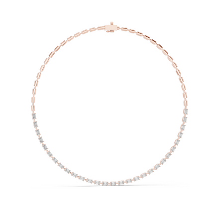 3.3495 CT Lab-Grown VVS-VS-EF CVD Diamond Necklace | 18KT, 14KT Rose, Yellow, White Gold | Luxury Fine Jewelry