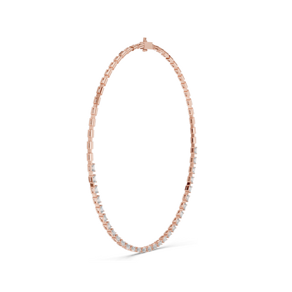 3.3495 CT Lab-Grown VVS-VS-EF CVD Diamond Necklace | 18KT, 14KT Rose, Yellow, White Gold | Luxury Fine Jewelry