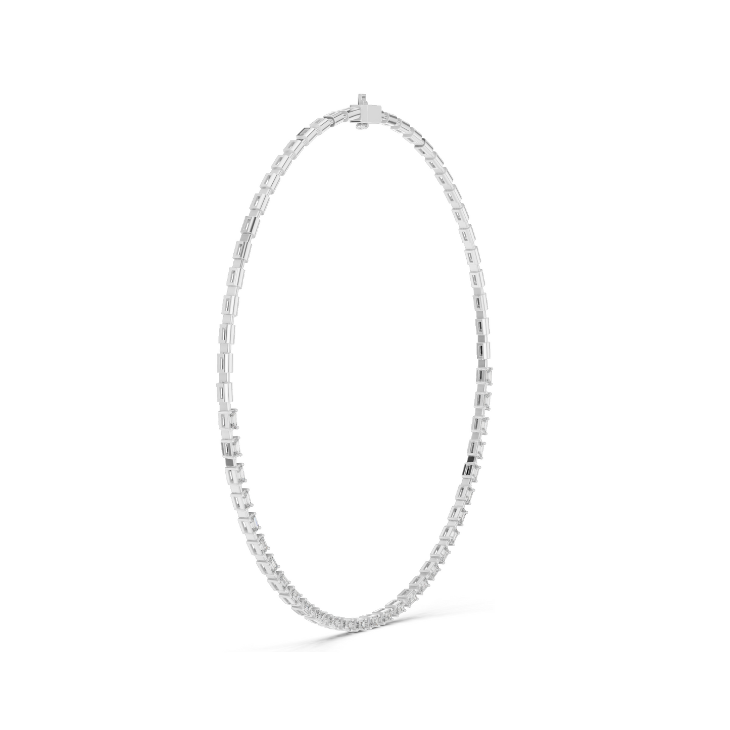 3.3495 CT Lab-Grown VVS-VS-EF CVD Diamond Necklace | 18KT, 14KT Rose, Yellow, White Gold | Luxury Fine Jewelry