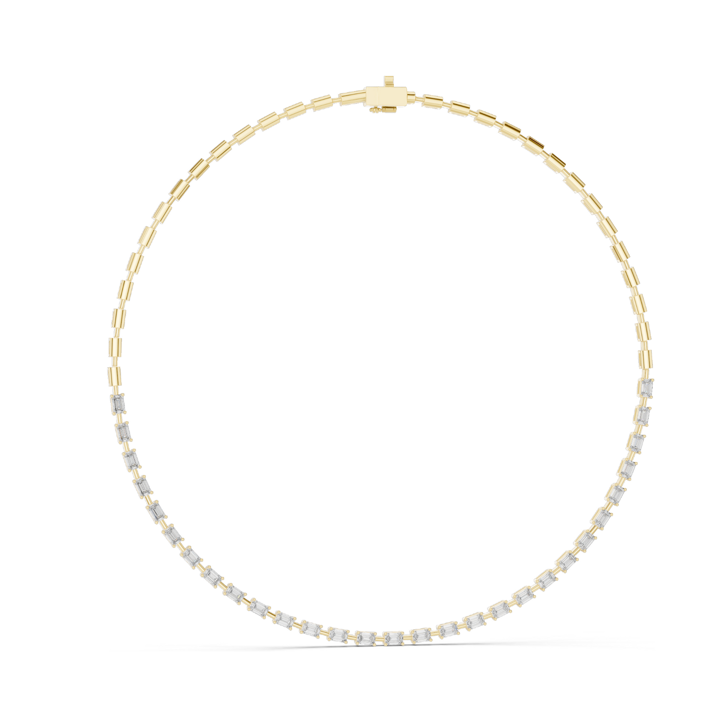3.3495 CT Lab-Grown VVS-VS-EF CVD Diamond Necklace | 18KT, 14KT Rose, Yellow, White Gold | Luxury Fine Jewelry