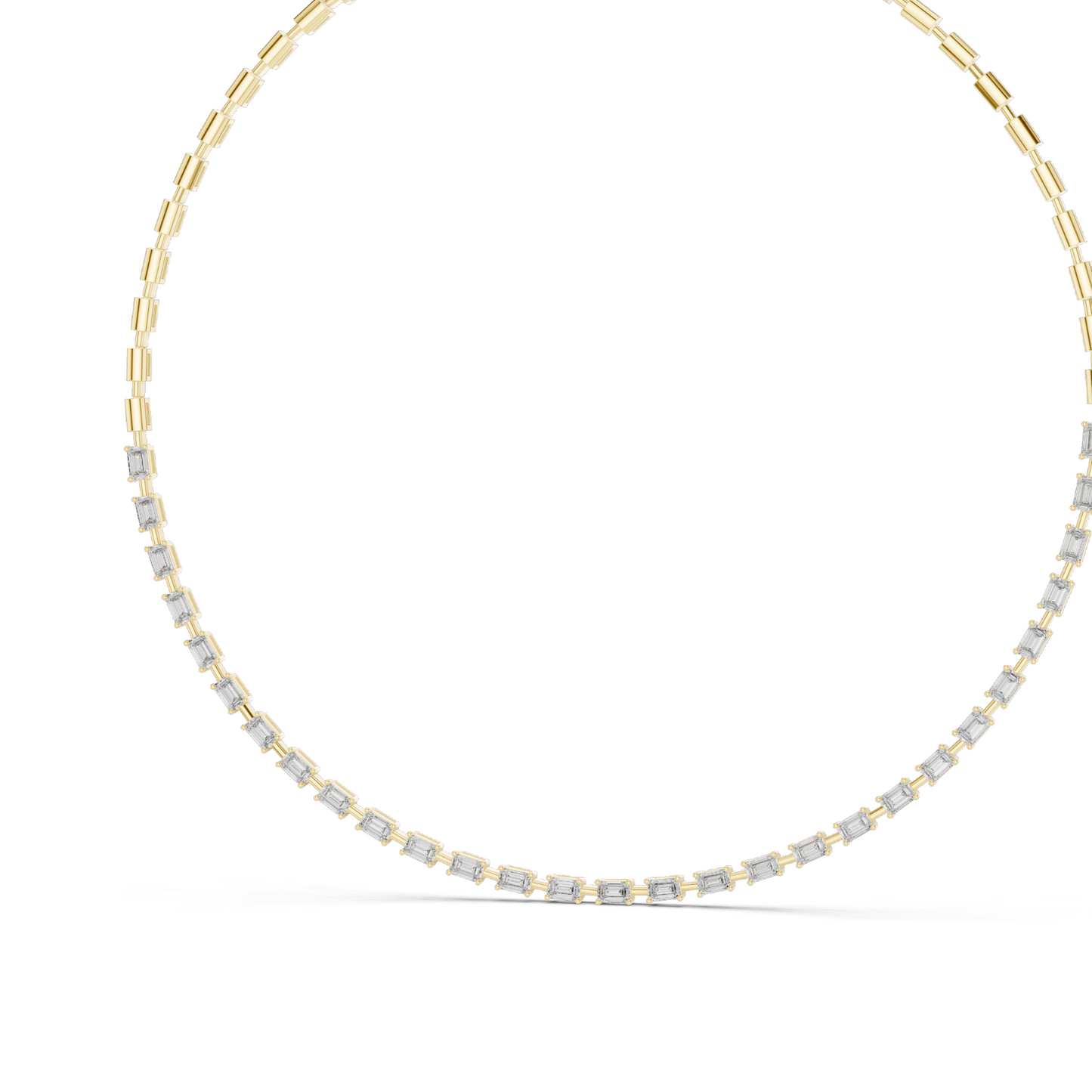 3.3495 CT Lab-Grown VVS-VS-EF CVD Diamond Necklace | 18KT, 14KT Rose, Yellow, White Gold | Luxury Fine Jewelry