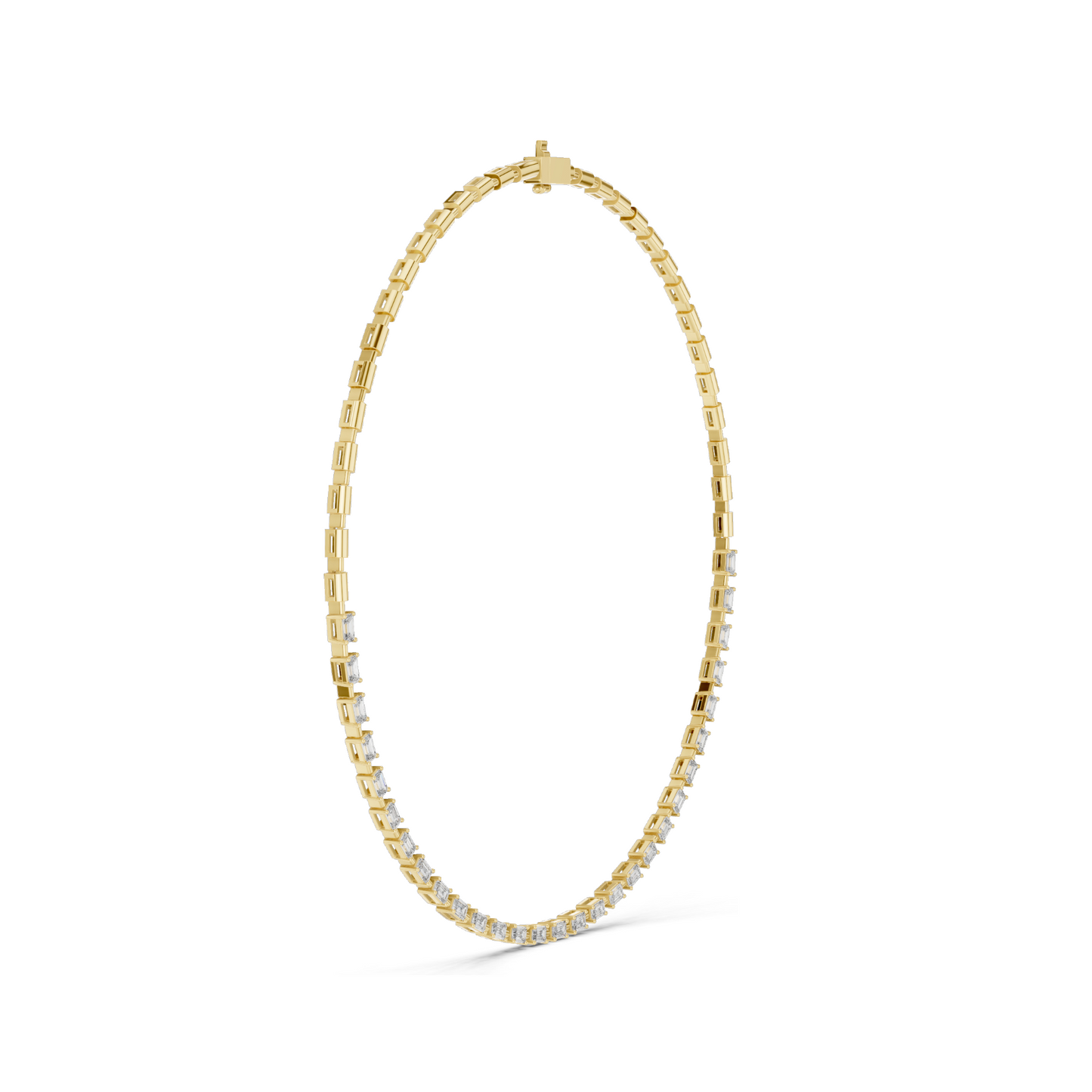 3.3495 CT Lab-Grown VVS-VS-EF CVD Diamond Necklace | 18KT, 14KT Rose, Yellow, White Gold | Luxury Fine Jewelry