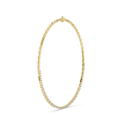 3.3495 CT Lab-Grown VVS-VS-EF CVD Diamond Necklace | 18KT, 14KT Rose, Yellow, White Gold | Luxury Fine Jewelry