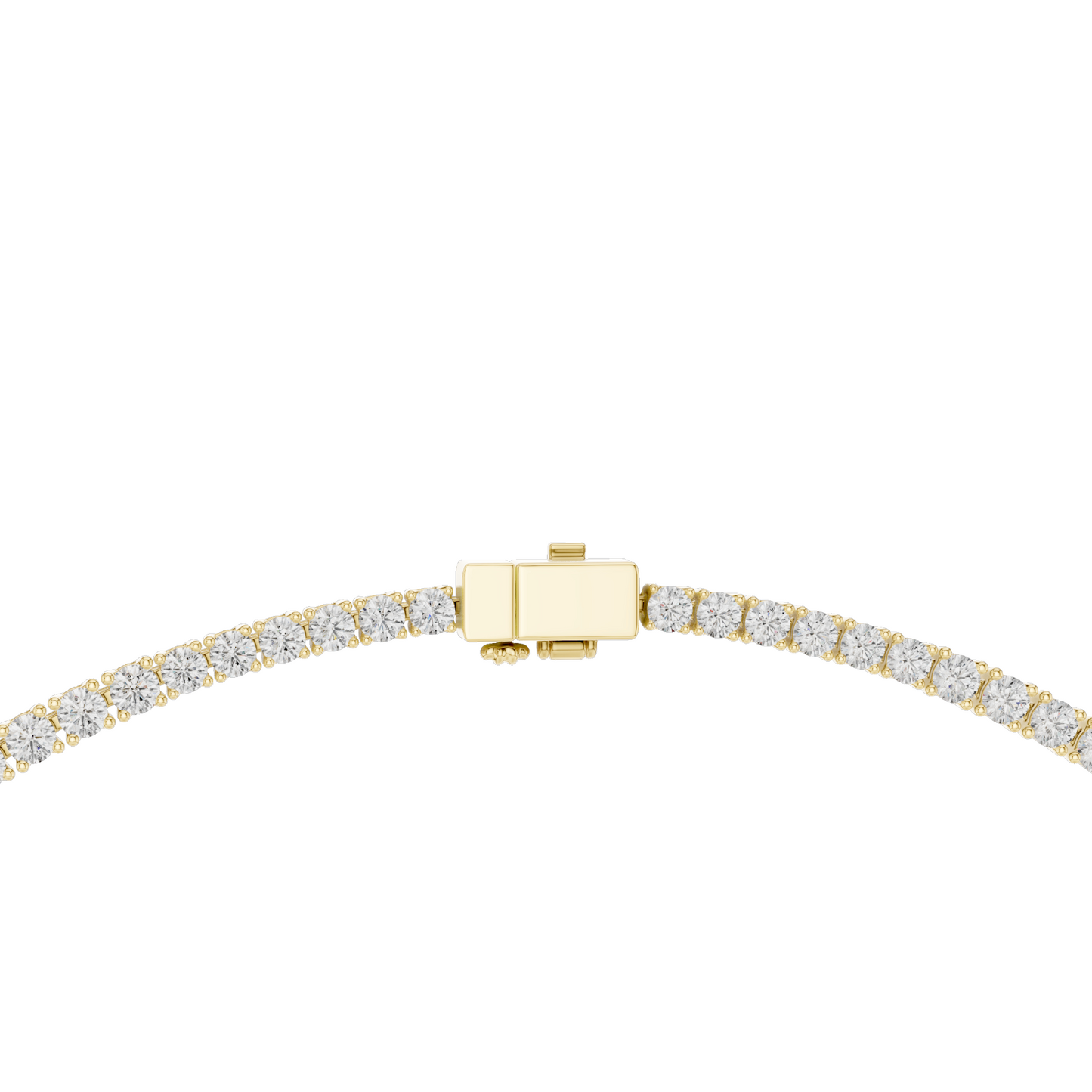 26.82 CT Lab-Grown Diamond Tennis Necklace | Round Brilliant Cut | 18KT, 14KT, Rose, Yellow, White Gold | VVS-VS EF Clarity