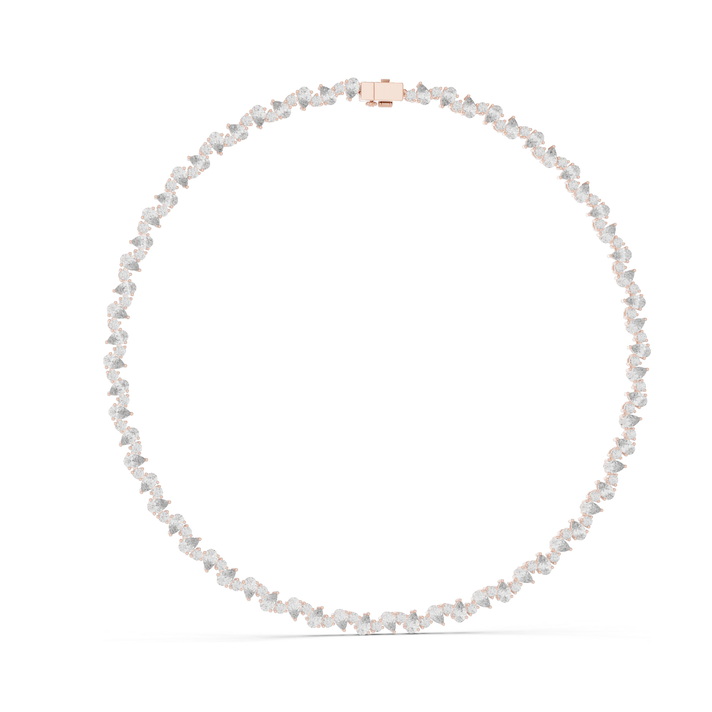 14.289 CT Lab-Grown Diamond Necklace | VVS-VS Clarity | CVD Diamonds in 18KT, 14KT Gold | Rose, Yellow, White Gold | Luxury Fine Jewelry