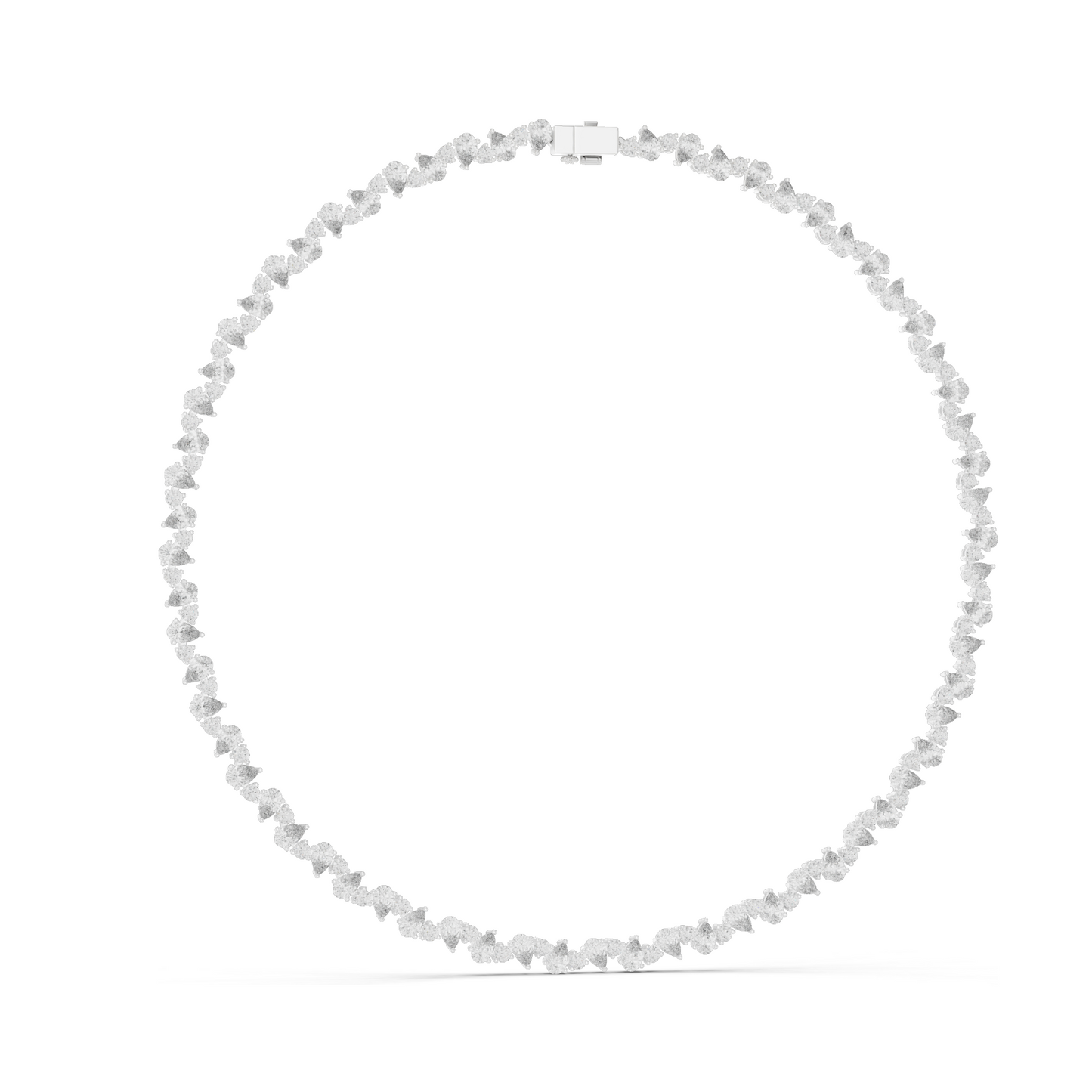 14.289 CT Lab-Grown Diamond Necklace | VVS-VS Clarity | CVD Diamonds in 18KT, 14KT Gold | Rose, Yellow, White Gold | Luxury Fine Jewelry