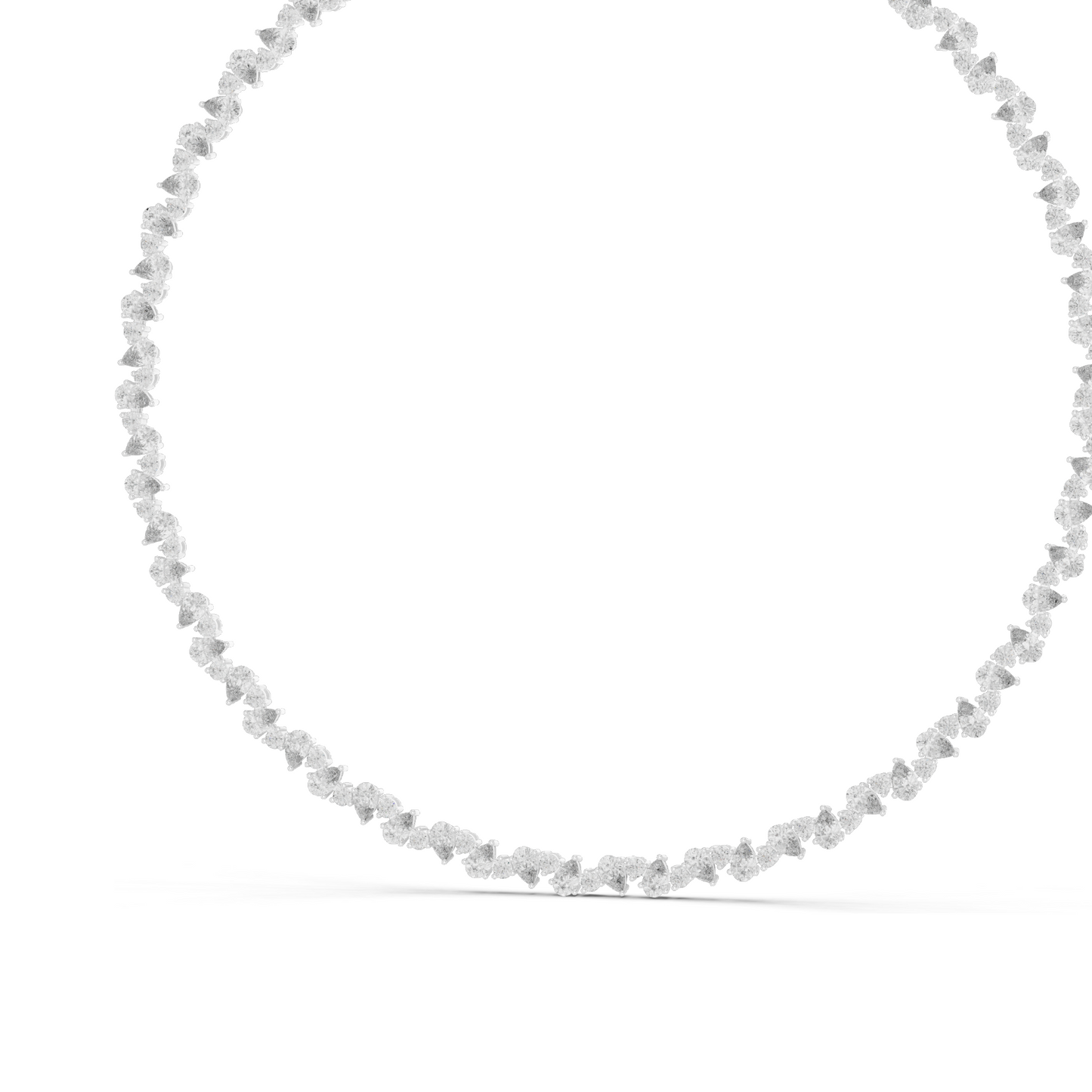 14.289 CT Lab-Grown Diamond Necklace | VVS-VS Clarity | CVD Diamonds in 18KT, 14KT Gold | Rose, Yellow, White Gold | Luxury Fine Jewelry