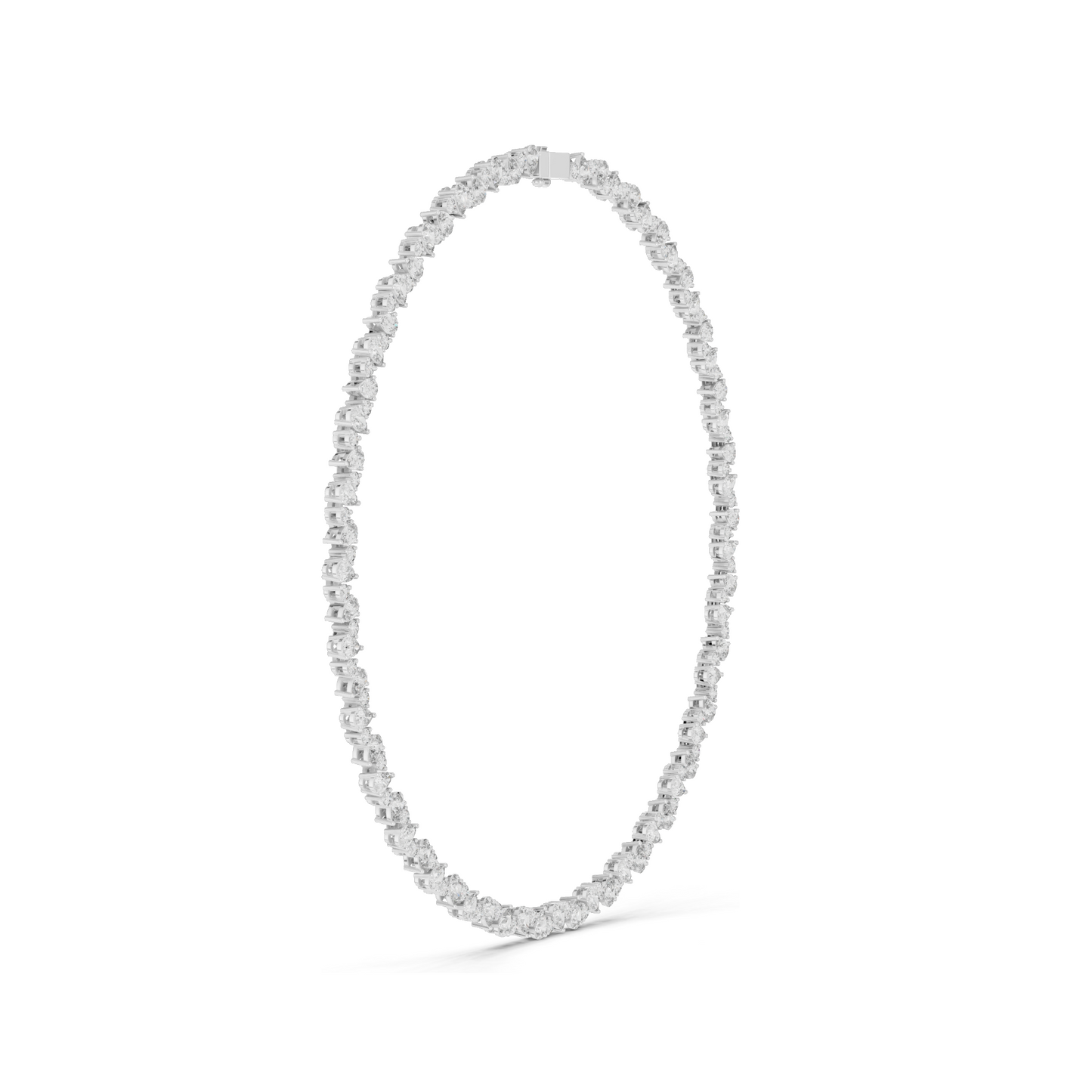14.289 CT Lab-Grown Diamond Necklace | VVS-VS Clarity | CVD Diamonds in 18KT, 14KT Gold | Rose, Yellow, White Gold | Luxury Fine Jewelry