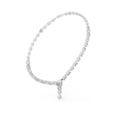 21.178 CT Lab-Grown Diamond Necklace | VVS-VS Clarity, EF Color | 18KT, 14KT, Rose, Yellow, White Gold | Luxury Fine Jewelry