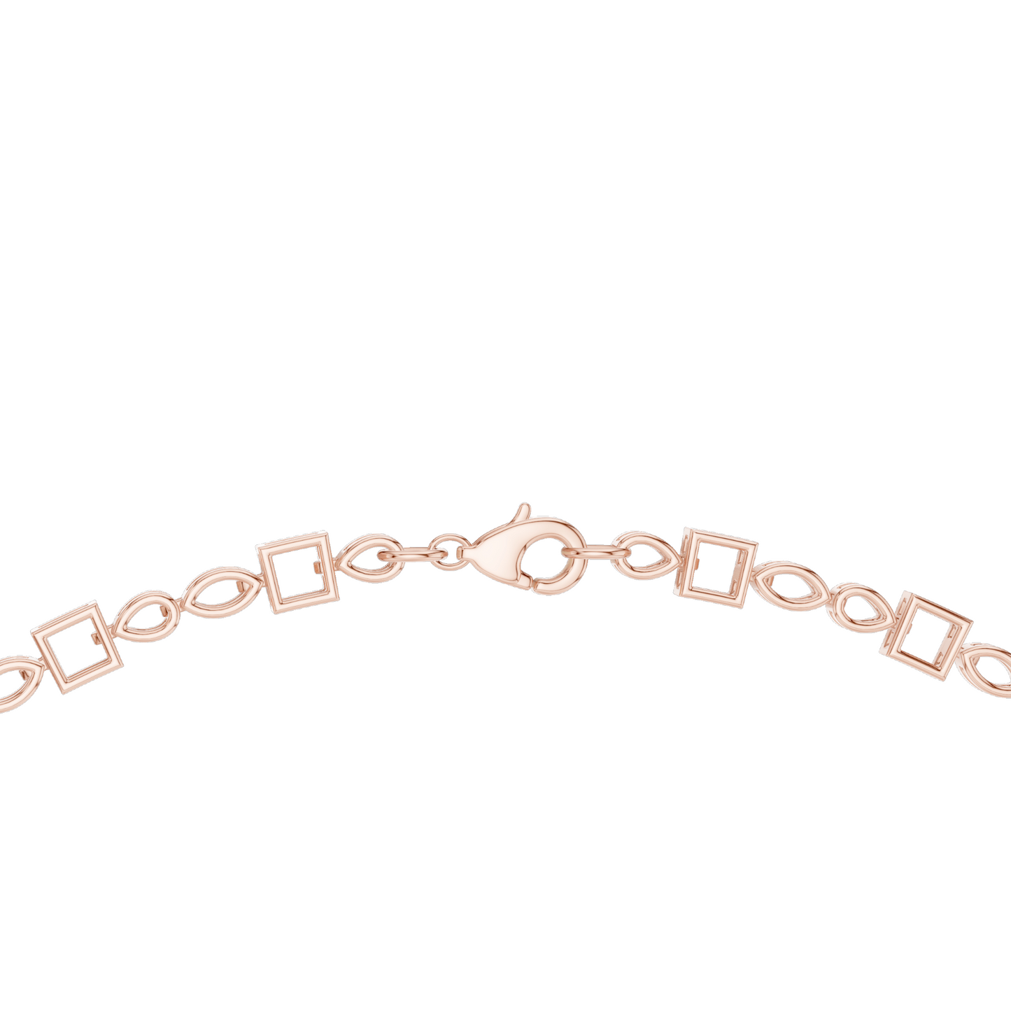 23.22 CT Lab-Created VVS-VS EF CVD Diamond Necklace | Princess Cut Diamonds | 18KT, 14KT, Rose, Yellow, White Gold | Luxury Fine Jewelry