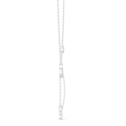 0.463 CT Lab-Created Diamond Y-Necklace | 18KT, 14KT Gold & 925 Silver | Rose, Yellow, White Gold | Luxury Fine Jewelry Pendant