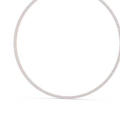 37.2 CT Lab-Created VVS-VS EF CVD Diamond Necklace | Brilliant Cut Diamonds | 18KT, 14KT, Rose, Yellow, White Gold | Luxury Fine Jewelry