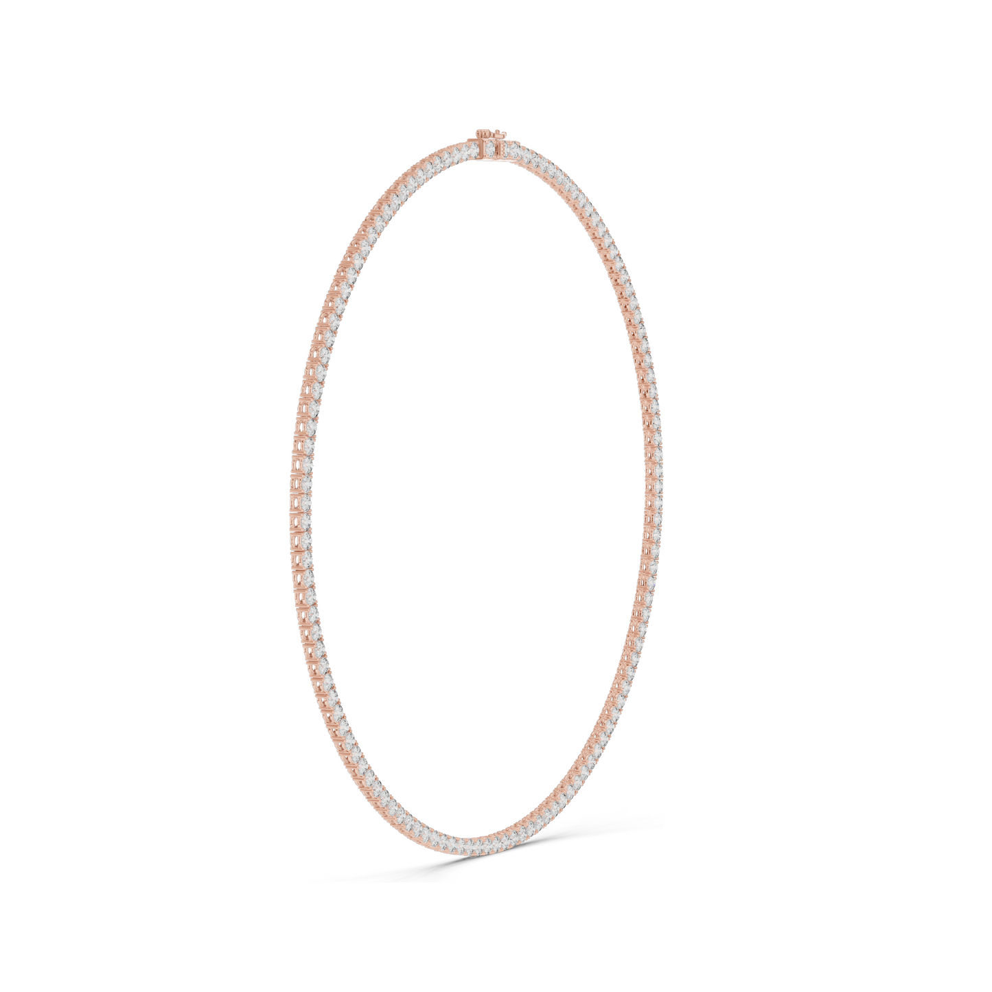 37.2 CT Lab-Created VVS-VS EF CVD Diamond Necklace | Brilliant Cut Diamonds | 18KT, 14KT, Rose, Yellow, White Gold | Luxury Fine Jewelry